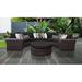 River Brook 6 Piece Outdoor Wicker Patio Furniture Set 06c Synthetic Wicker/All - Weather Wicker/Wicker/Rattan | Wayfair RIVER-06C-BLACK