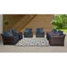 River Brook 6 Piece Outdoor Wicker Patio Furniture Set 06w in Blue kathy ireland Homes & Gardens by TK Classics | 29 H x 150 W x 80 D in | Wayfair