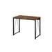 Industrial Style Zaidin Rectangular Writing Desk Wooden Table Top Office Desk, with Metal "V" Shaped Frame Base