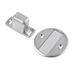 Household Silver Tone Door Stop Magnetic Holder Stopper with Screws - Silver Tone