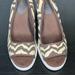 Coach Shoes | Coach Sydney Zebra Slingback, Peep Toe Wedge Sandals. | Color: Brown/Cream | Size: 9