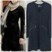 Athleta Dresses | Athleta Ponte Celebration Dress V Neck Longsleeve Minimalist Zipper Accents | Color: Black | Size: Xsp