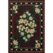 Manhattan Magnolia Area Rug by United Weavers of America in Burgundy (Size 1'11"X 7'4")