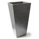 Recyled Rubber Planter Flower Pot Made With Recycled Rubber Weather Resistant Planter Indoor And Outdoor Planter 3 33cm/50cm/70cm Steel Grey HTUK® (70cm Steel Grey Planter)