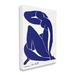 Stupell Industries Minimal Abstract Purple Nude Woman Matisse Artist Canvas/Metal in White | 40 H x 30 W x 1.5 D in | Wayfair af-220_cn_30x40