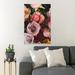 Red Barrel Studio® Closeup Photography Of Red & Pink Rose Flowers - 1 Piece Rectangle Graphic Art Print On Wrapped Canvas in Green/Pink | Wayfair