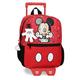 Disney It´s a Mickey Thing Schulrucksack mit Trolley, Rot, 25 x 32 x 12 cm, Polyester, 9,6 l