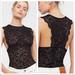 Free People Tops | Free People Sure Thang Lace Racerback Tank Size Small | Color: Black | Size: S