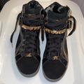 Michael Kors Shoes | Michael Kors Black High Top Sneakers Michael Kors Black Size Us 9.5 | Color: Black/Gold | Size: 9.5