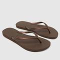 Havaianas slim sandals in brown