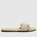 Havaianas trancoso slide sandals in gold