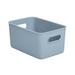 Hashtag Home Plastic Cube Plastic in Blue | 5 H x 10.5 W x 7 D in | Wayfair 93125E8BCD24463C8B78916302D8C8BA