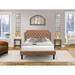 Canora Grey Tajik Queen Upholstered Platform 3 Piece Bedroom Set Upholstered in Brown | Wayfair 9BDAF0CDCD6C4AD3A48288787C1FDE8A