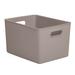 Hashtag Home Plastic Cube Plastic in Brown | 9 H x 15 W x 11.5 D in | Wayfair 12BECF1BB5D74B88B54DBCF94EBFCC69