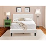 Red Barrel Studio® Upholstered Platform 2 Piece Bedroom Set Upholstered in Green/White | Full | Wayfair A1B020627AF5481295EE60D4B83BA072
