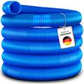 Tillvex - Tuyau de piscine Bleu - 6m / 38mm Flexible avec manchons pour bassin Tuyau solaire pour