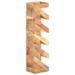 vidaXL Wall Wine Rack Bottle Holder Wine Storage Organizer Solid Acacia Wood