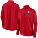 Women's Nike Red St. Louis Cardinals Primetime Local Touch Pacer Quarter-Zip Top