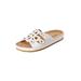 Wide Width Women's The Summer Sandal By Comfortview by Comfortview in White (Size 9 W)