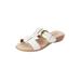 Women's The Dawn Sandal By Comfortview by Comfortview in White (Size 11 M)