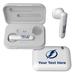 Tampa Bay Lightning Personalized Insignia Design Wireless Earbuds