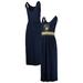 "Women's G-III 4Her by Carl Banks Navy Milwaukee Brewers Game Over Maxi Dress"