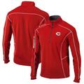 Men's Columbia Red Cincinnati Reds Shotgun Omni-Wick Quarter-Zip Pullover Jacket