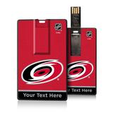 Carolina Hurricanes Personalized Credit Card USB Drive