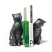 Winston Porter Mears Non-skid Bookends Ceramic in Black | 6.5 H x 3.5 W x 3.5 D in | Wayfair WNPR5259 40458439