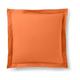 Univers Decor - Taie d'oreiller Orange 63 x 63 cm volant plat piqué / 100% Coton / 57 fils/cm²