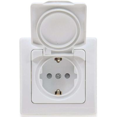 Delphi Schutzkontakt-Steckdose 16A/250V, weiß, IP44 Image