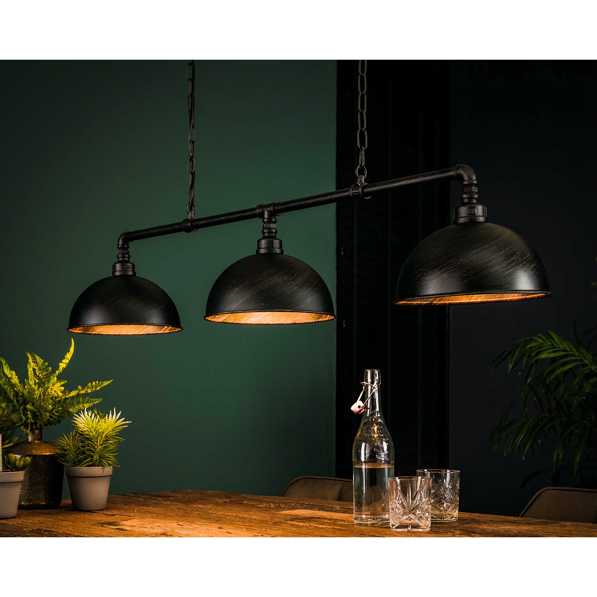 designline »Krein« Hängeleuchte 118x150x25 cm