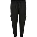 Urban Classics Boy's Boys Fitted Cargo Sweatpants Trainingshose, Black, 146/152