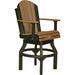 Set of 4 Poly Lumber Adirondack Swivel Chairs
