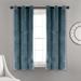 Porch & Den Lapeyrous Velvet Solid Room Darkening Window Curtain Panel Set