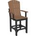 Set of 4 Poly Lumber Adirondack Dining Chairs