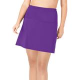 Plus Size Women's High-Waisted Swim Skirt with Built-In Brief by Swim 365 in Mirtilla (Size 26) Swimsuit Bottoms