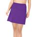 Plus Size Women's High-Waisted Swim Skirt with Built-In Brief by Swim 365 in Mirtilla (Size 24) Swimsuit Bottoms