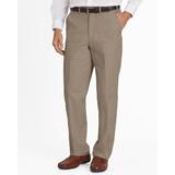 Blair Men's JohnBlairFlex Adjust-A-Band Relaxed-Fit Plain-Front Chinos - Brown - 44