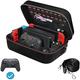 Storage Case Compatible to Nintendo Switch and Nintendo Switch OLED,Case Nintendo Switch Console Portable Traveler Carrying Protective Hard Bag Soft Lining Pouch 18 Games for Console & Accessories