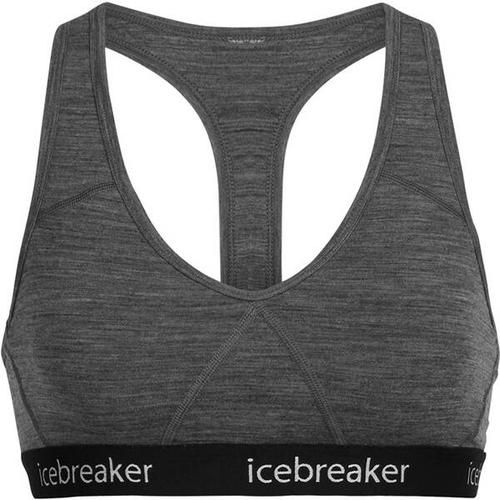 ICEBREAKER Merino Damen Sprite Racerback Bra, Größe S in Grau