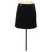 Ann Taylor LOFT Casual Skirt: Black Solid Bottoms - Women's Size 10 Petite