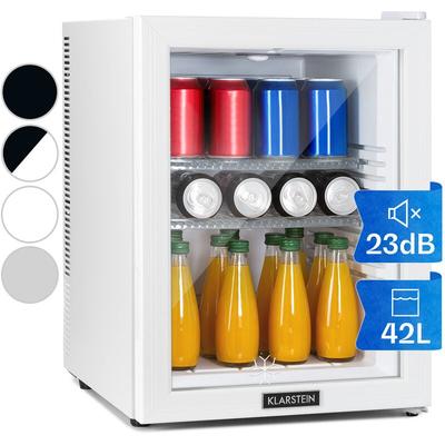 Klarstein - Mini Frigo de Chambre de 42L pour Snacks et Boissons, Petit Frigo Top Silencieux, Mini