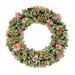 18" Spring Pastel Floral Wreath by National Tree Company - 18 in