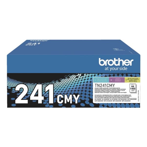 Brother Toner-Set »TN-241C/M/Y« blau Image