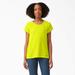 Dickies Women's Cooling Short Sleeve Pocket T-Shirt - Bright Yellow Size L (SSF400)