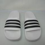 Adidas Shoes | Adidas Men Adilette Shower Slides Cloud White/Core Black 12 Aq1702 Adi013 | Color: Black/White | Size: 12