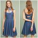 Anthropologie Dresses | Hutch Anthropologie Olivia Eyelet Dress | Color: Blue | Size: Xl