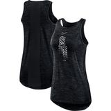 Women's Nike Black Chicago White Sox Logo Fade High Neck Performance Tank Top