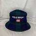 Polo By Ralph Lauren Accessories | Beautiful Polo Ralph Lauren Fleece Polo Sport Bucket Hat Blackwater Pwing 92 93 | Color: Blue/Green | Size: S/M